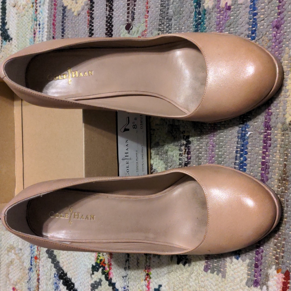 Cole Haan Nude Heels 👠